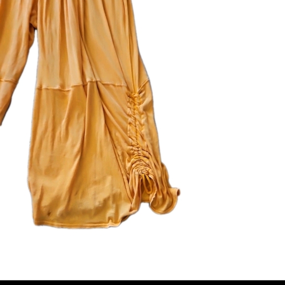 Urban Outfitters Out From Under Womens Orange Makena Smocked Boho Jumpsuit M - Picture 11 of 16